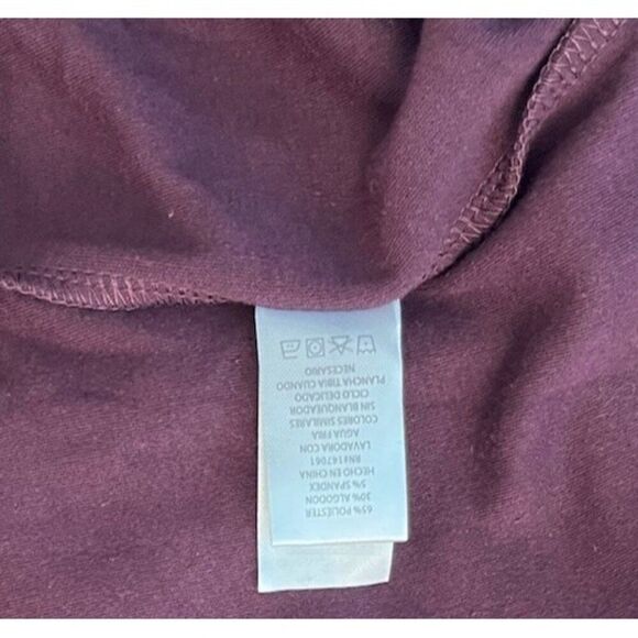 Straight Faded NY Mens XXLT XXL Tall Short Sleeve T Shirt NWT Plumb Maroon - Picture 5 of 5